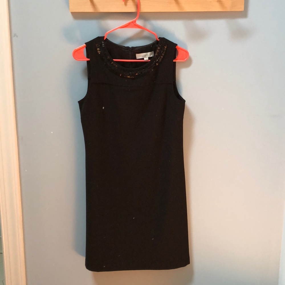 LOFT Black Cocktail Dress